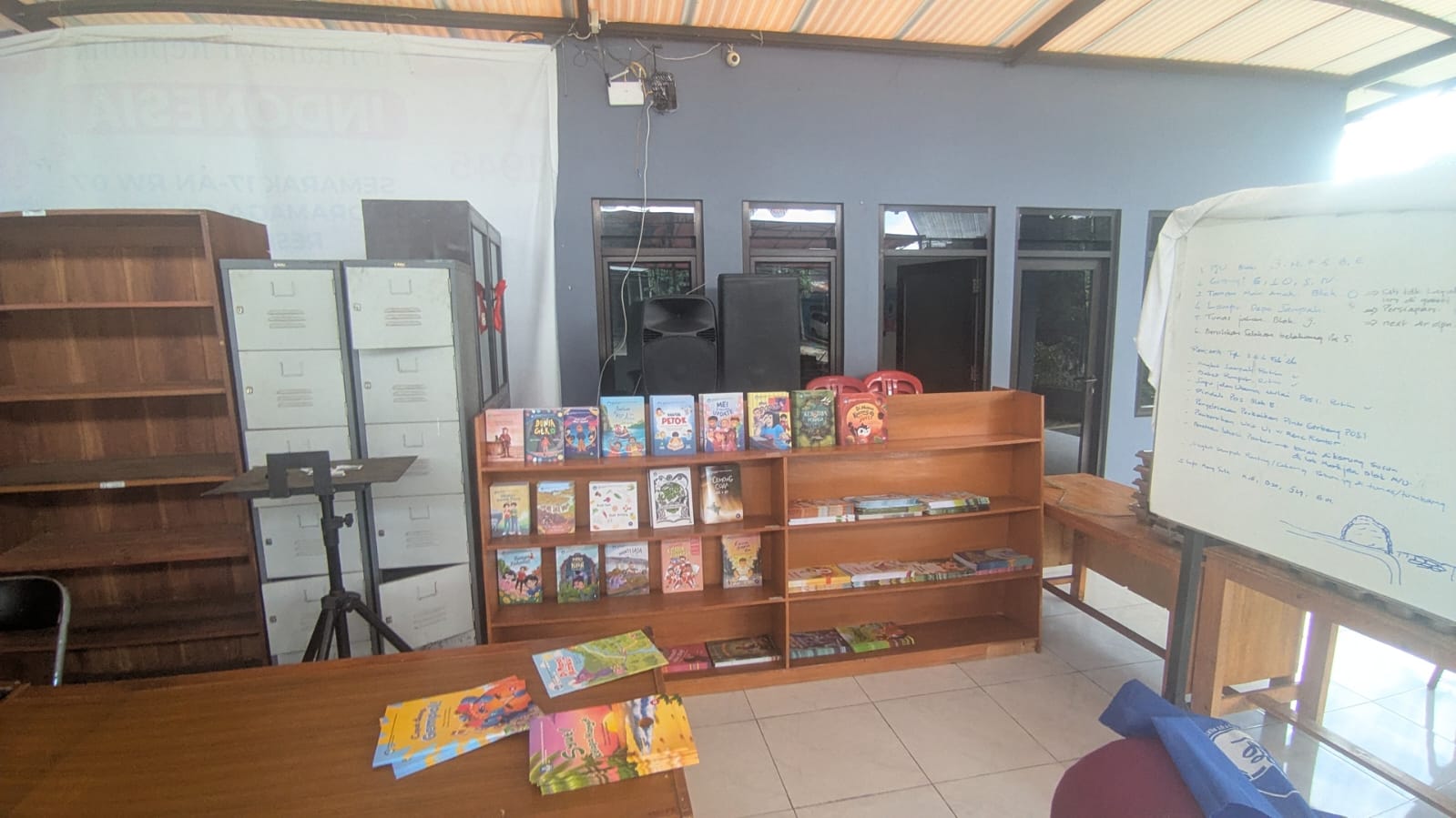 PENYEDIAAN TAMAN BACAAN ANAK DI BALAI WARGA DRAMAGA CANTIK RESIDENCE